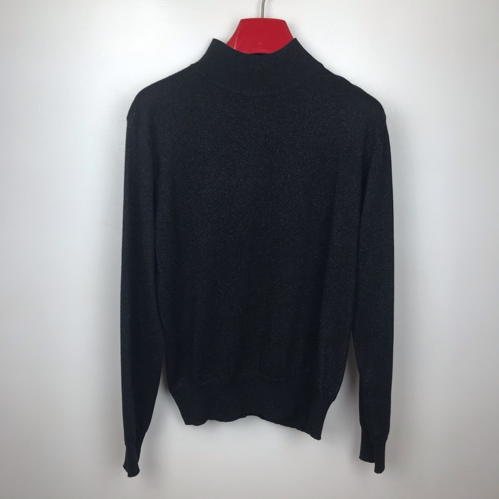 Preston & York Turtle Neck sparkle  Sweater Size M